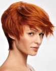 kort rood haar