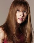 tendens haarsnit voor lang haar