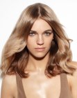 lange blonde lokken
