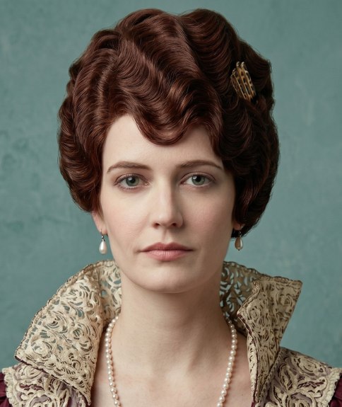 Elegant opgestoken kapsel uit 1914