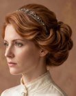 Modieuze chignon uit de jaren 1910