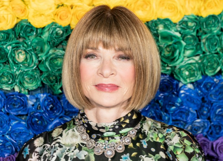 Anna Wintour - Bob kapsel voor oudere dames