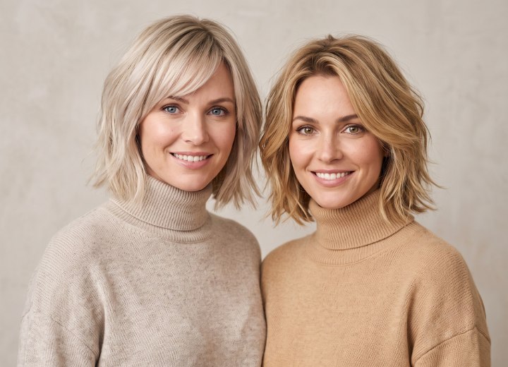 Koele en warme blondtinten