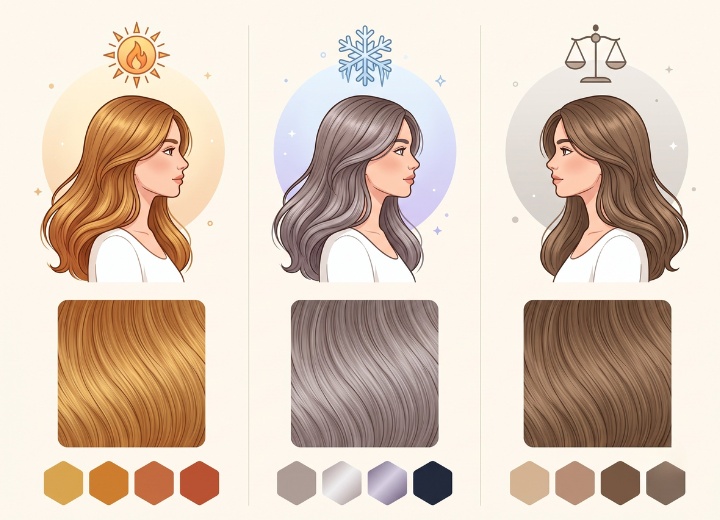 De ondertonen van een haarkleur