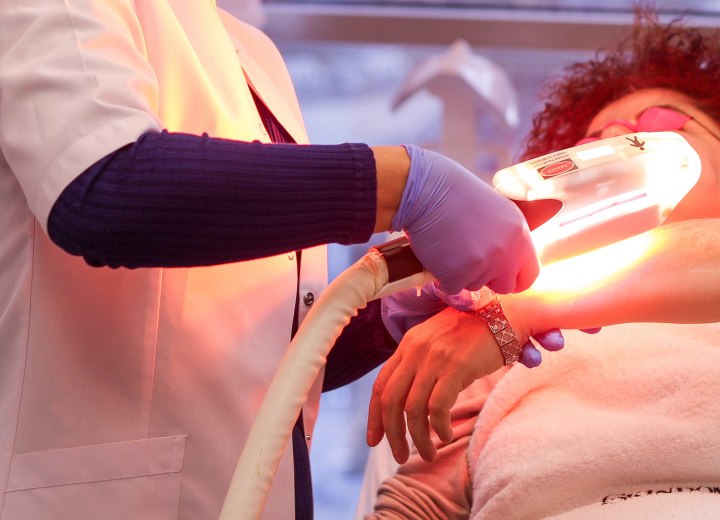 Ontharing met een laser