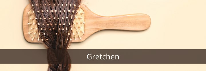 Gretchen, schrijfster van artikelen over haarmode en kapsels