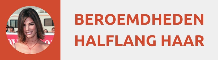 Beroemdheden met halflang haar