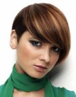 korte asymmetrische bob