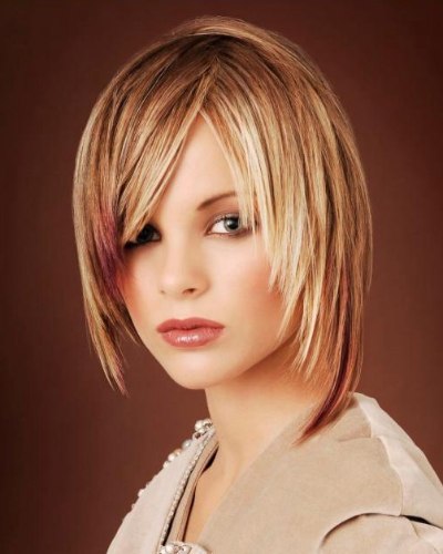 asymmetrische haarcoupe