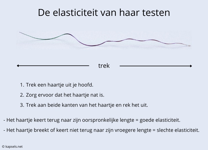 Hoe de elasticiteit van haar testen