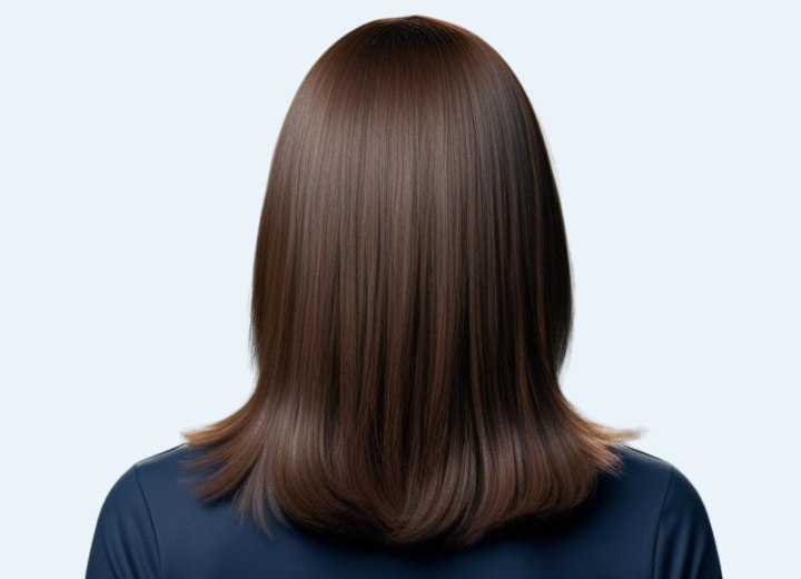 Haar met onzichtbare laagjes