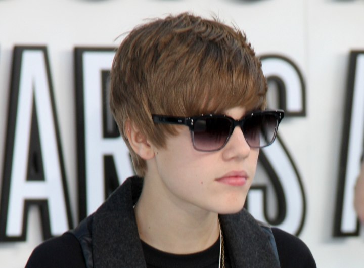 De haarsnit van Justin Bieber
