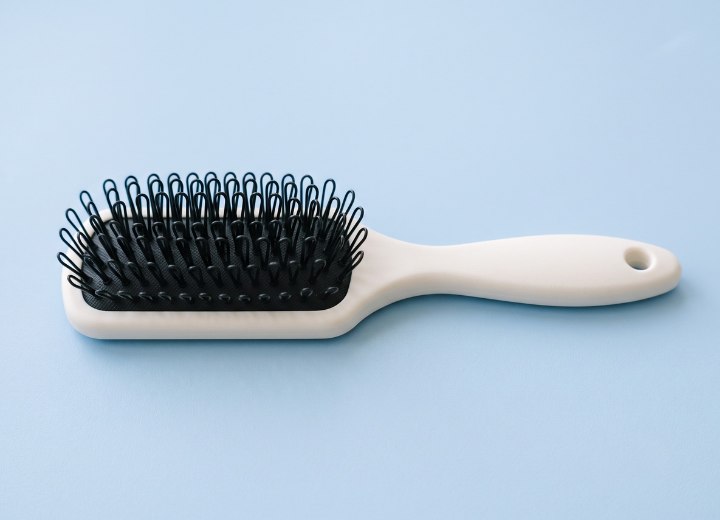 Lussenborstel voor haarextensions