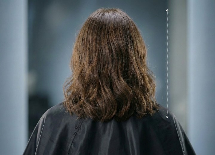 Droog haar, na het krimpen