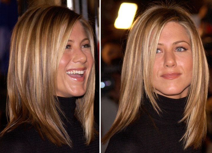 Jennifer Aniston met een rolkraagtrui