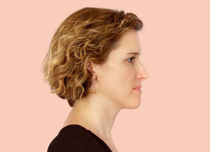 Haarbreuk na een permanent