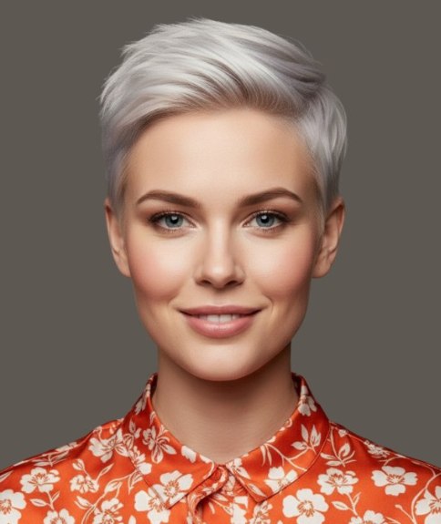 Platinablonde pixie - Kort kapsel met persoonlijkheid