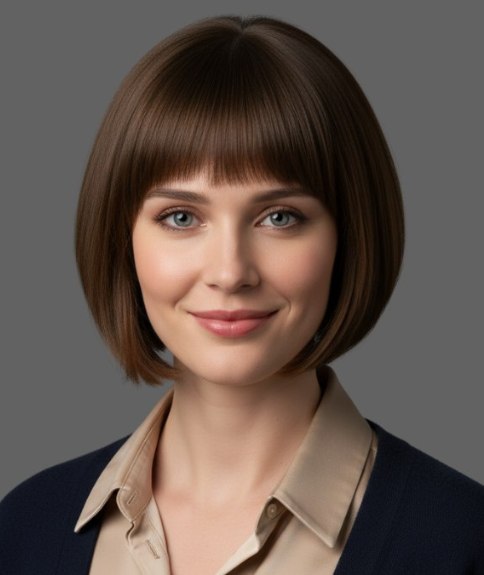 Bob die aan de achterkant korter geknipt is