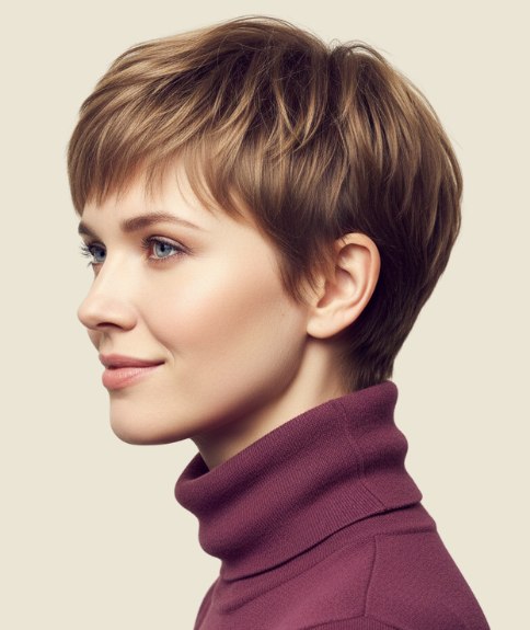 Kort kopje - Zijaanzicht