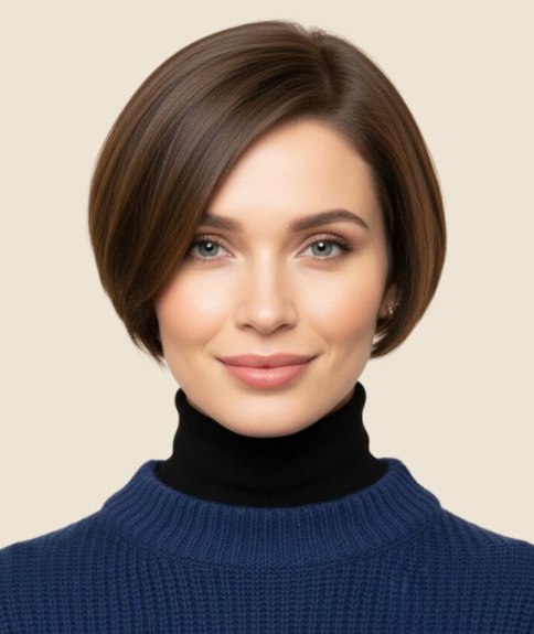 Duikende bob die langer is aan de voorkant