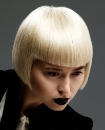 korte blonde bob