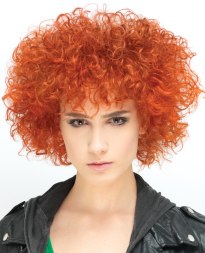 krullend oranje haar