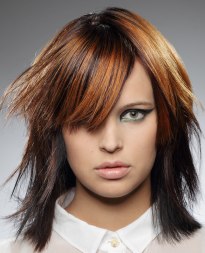 haar met puntige lagen