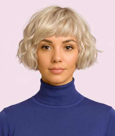Korte bob met nonchalante styling
