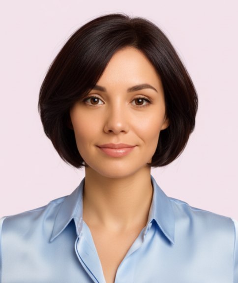 Bob onder de kaak met zachte laagjes