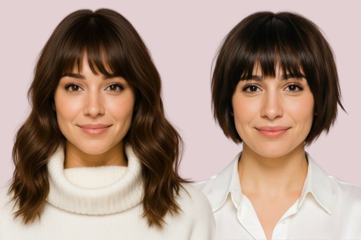 Makeover-app om kapsels te proberen