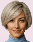Korte blonde bob