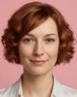 Korte bob voor krullend haar