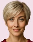 Mooie korte pixie snit