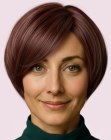 Korte bob met laagjes