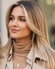 Lang romantisch haar