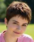 Pixie cut met laagjes