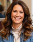 Haar over de schouders voor oudere vrouwen