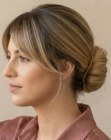 Hedendaagse chignon