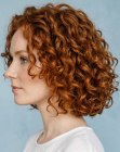 Krullend rood haar