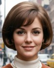 Sixties pageboy kapsel