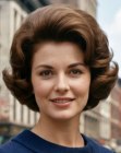 Jaren vijftig bouffant haarstijl
