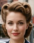 Jaren 50 victory rolls