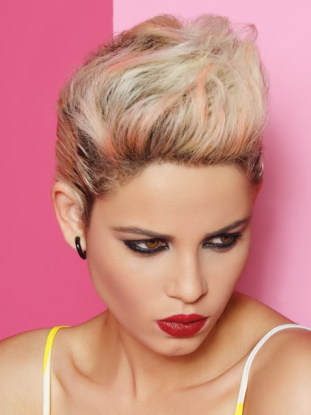 Kort haar met retro styling