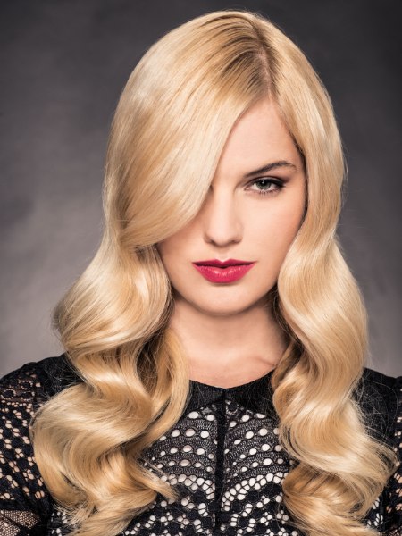 Divalook met blond haar