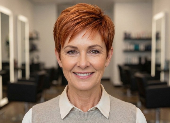 Pixiecut voor vrouwen ouder dan 50