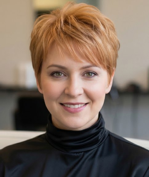 Moderne en charmante korte coupe