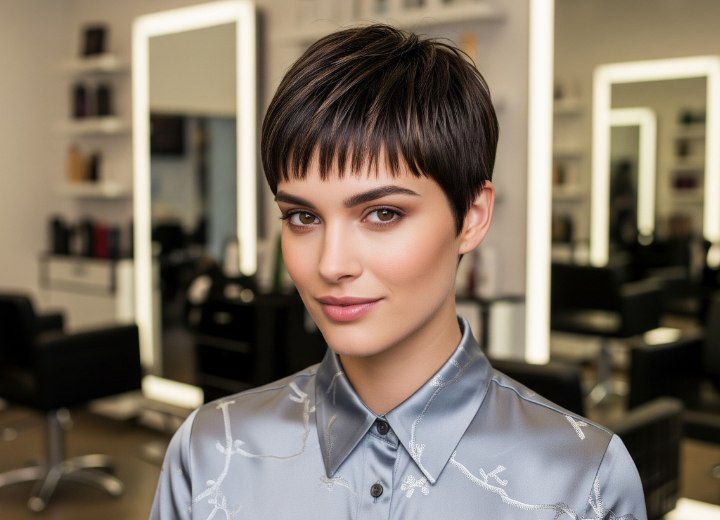 Stoere moderne pixiecut