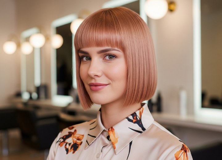 Perfecte snit en kleur voor een bob
