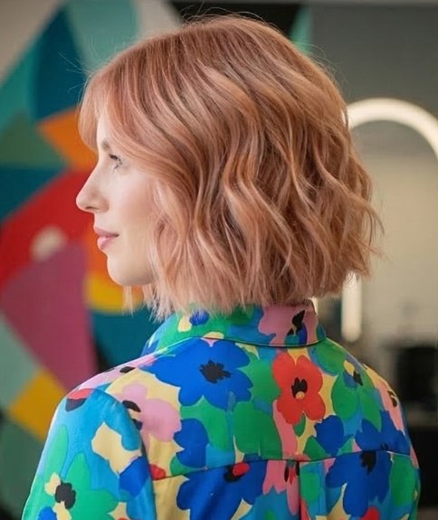 Bobkapsel dat langer is aan de voorkant