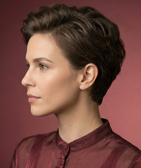 Dynamisch en elegant kort haar